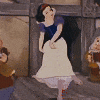 Snow White Dancing GIF by EsZ Giphy World