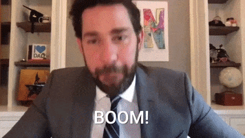 Excited Boom GIF by SomeGoodNews