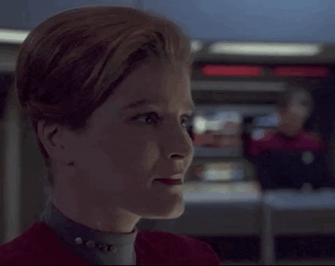Captain Janeway for me. 

"You can't just walk away from your responsibilities because you made a mistake."