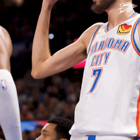 Celebrate Hands Up GIF by OKC Thunder
