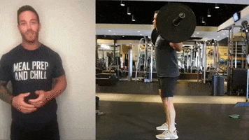 superfit_foods fitness back lift squat GIF