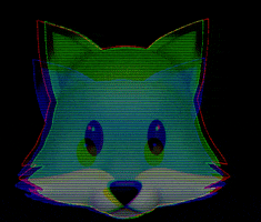 nachtfuchs television fox animal emoji GIF