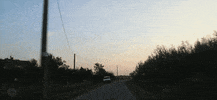 car sunset GIF