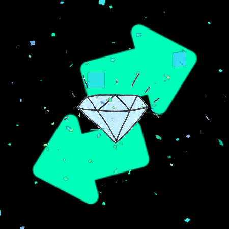 KoinDX party festival celebrating diamond GIF