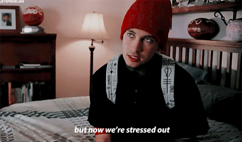 Image result for twenty one pilots stressed out GIF