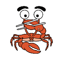 Singapore Crab Sticker by Hawkers Asian Street Food