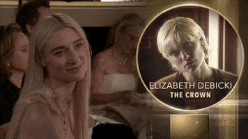 Scared Elizabeth Debicki GIF by Golden Globes