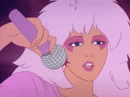 jem and the holograms singing GIF