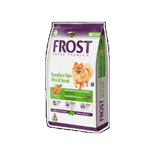 Dog Frost Sticker by Alisul Alimentos