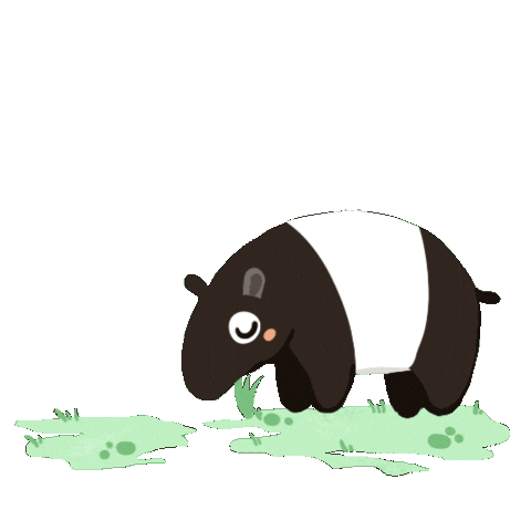 Roll Eating Sticker by Anak Rimba Books