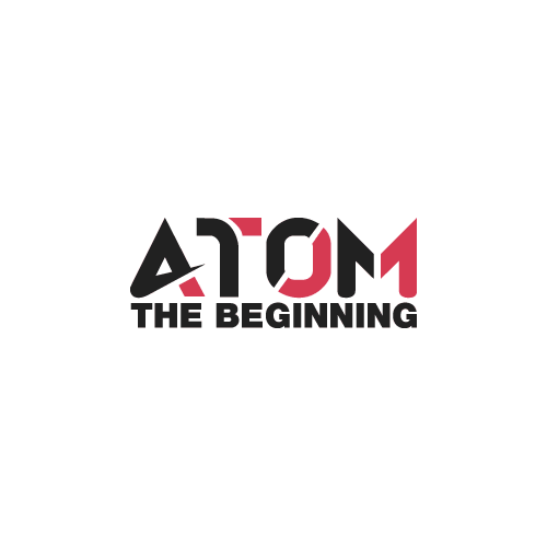 Atom Sticker by OVNI PRESS