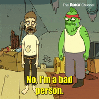 Bad Person GIF by The Roku Channel