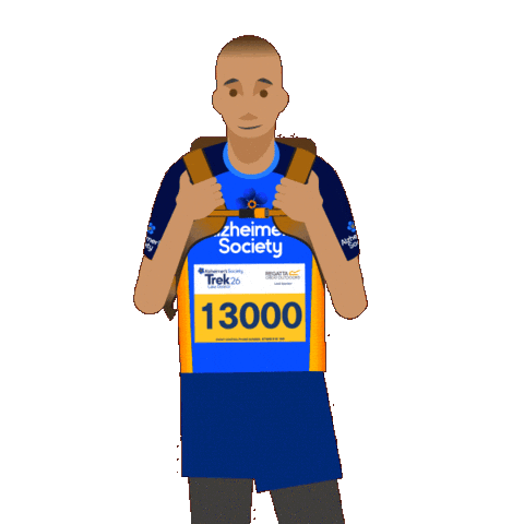 Trek26 Sticker by Alzheimer's Society