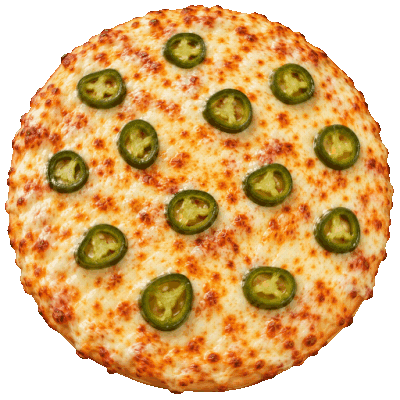 Pizza Jalapeno Sticker by bartek ujma