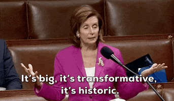 Nancy Pelosi Infrastructure GIF by GIPHY News