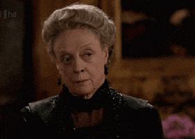 judging maggie smith GIF