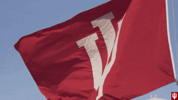 Flag Trident GIF by Indiana Hoosiers