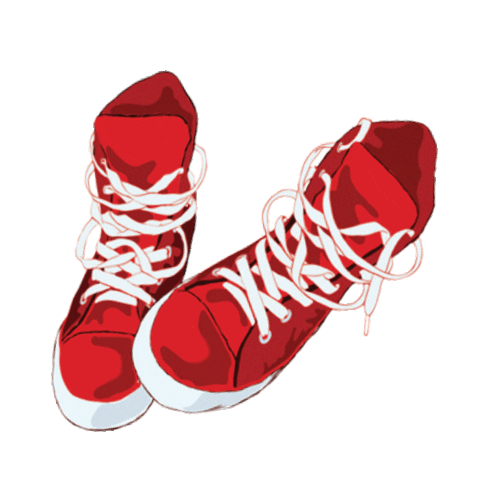 Red Shoes Food Allergy Sticker by Spokin