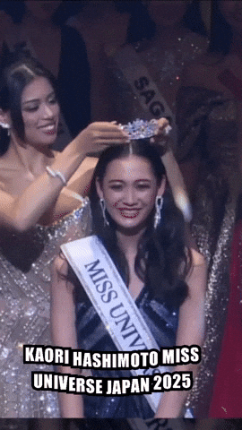 Kaori Hashimoto Miss Universe Japan 2025 GIF