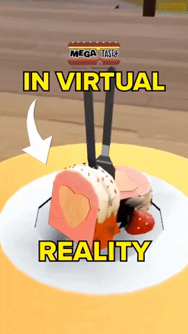 Virtual Reality Cake GIF by BuzzFeed