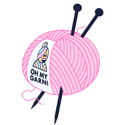 Oh My Garn! Sticker