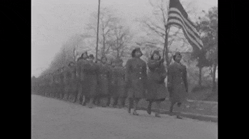 Marching American Flag GIF by US National Archives
