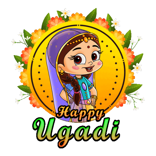 Festival Ugadi Sticker by Chhota Bheem