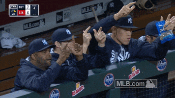Pew Pew Finger Guns GIF by MLB