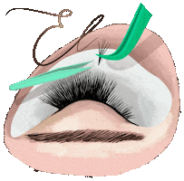 Emerald Lashes Chicago Sticker