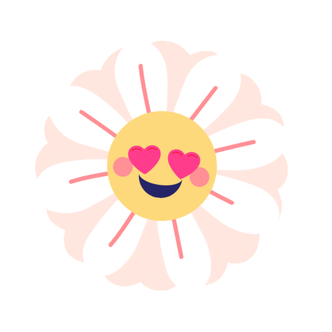 Happy Flower Sticker by OhHelloPetal
