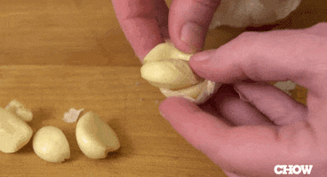 garlic cooking GIF