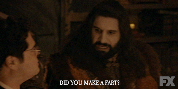 Fx Networks Fart GIF by What We Do in the Shadows - Find & Share on GIPHY