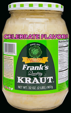 FranksKraut celebrate flavor reuben sauerkraut GIF