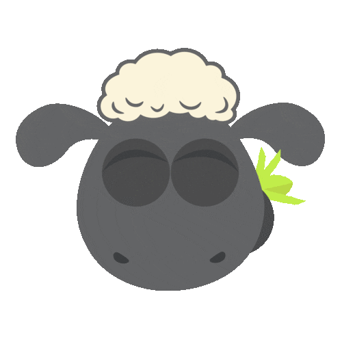 Hungry Shaun The Sheep Sticker by Aardman Animations