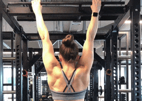 Pull Up Strong Woman GIF by Laura Rogers