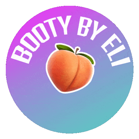 Peach Sticker by Eli Fit