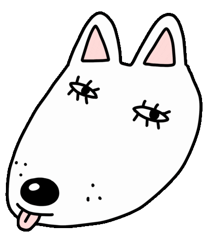 Dog Sticker by pey chi