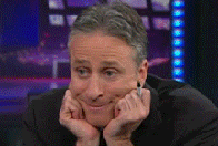 jon stewart hart ogen GIF
