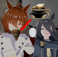 Coffee Umamusume GIF