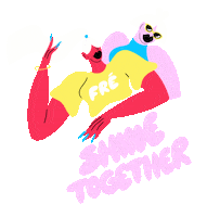 Shine Glow Sticker by Freskincare