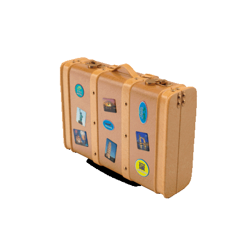 Travel Suitcase Sticker