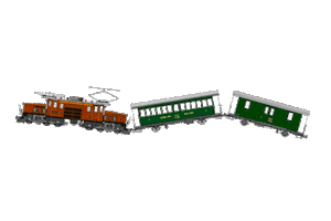 Train Zug Sticker by Rhätische Bahn