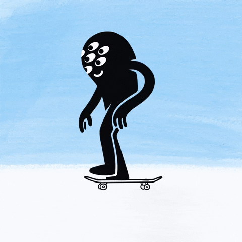 KMGYeah illustration skate skateboarding skateboard GIF