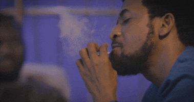 Smoke Seriously GIF by King of Boys
