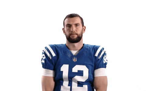 Andrew Luck Wow GIF by Indianapolis Colts
