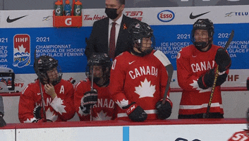 Happy Canadian GIF by International Ice Hockey Federation