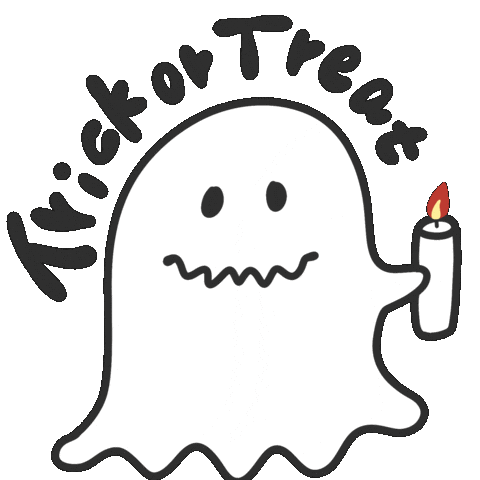 Halloween Ghost Sticker