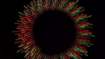 3D Rainbow GIF by Quasi Crystals