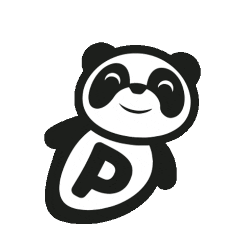 Christmas Panda Sticker by Pandastic Studio