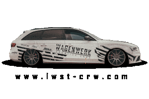 Audi A4 Sticker by lwst.crw_official